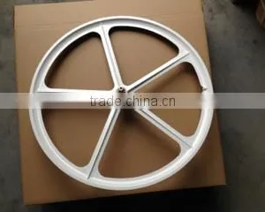 2016 Hot Selling Fixie Bike Magnesium Alloy Aerospoke Wheel Wheelset thumbnail-4