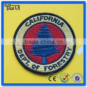 Wholesale Letter Embroidery Company Logo Patch, Beautiful Hand Sew on Embroidery Logo Patch thumbnail-3