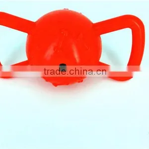 Two Ring Soft Rubber Dog Toy With Giggle Sound Dog Dog Squeaky Toy Sound thumbnail-2