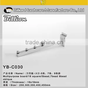 Good Quality Metal Display Hanging Hook With Balls Pipe Hook Slatwall Hook Supplier's Choice thumbnail-1