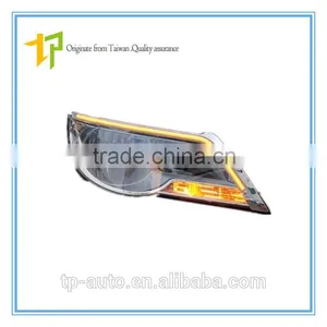 China High Quality Headlight Eyebrow/ Car Head Lamp Eyebrow for Tiguan thumbnail-2