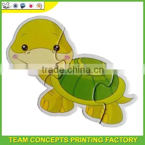 Cute Turtle Paper Cartoon Magnetic Puzzle for Kids thumbnail-1