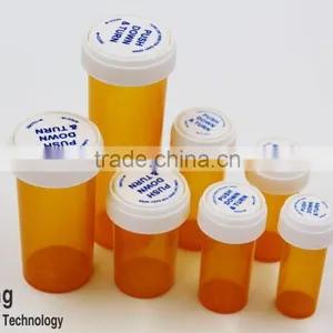 PP 8dram Medicine Child Proof Reversible Vial thumbnail-1