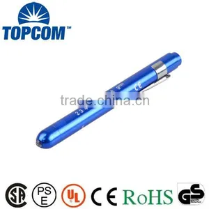 Small Aluminium Flash Light Yellow Light Medical LED Pen Light thumbnail-1