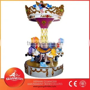 Happy Swing ! Fairground 3 Seats Mini Carousel for Sale thumbnail-1