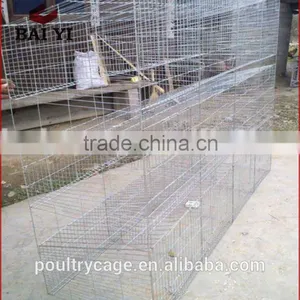 Cheap Low Carbon Steel Tiers Rabbit Cage For Female Rabbit / Breeding Rabbit / Industrial Rabbit thumbnail-3