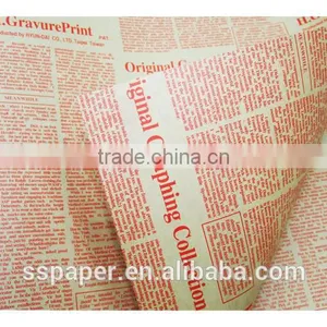 52X75cm Bestselling Wholesale Vintage Black Newspaper Paper Black Kraft Paper Quality Choice thumbnail-3