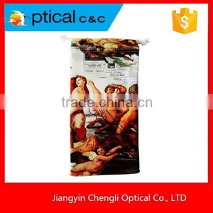 Customized Logo Printing Microfiber Pouch With Drawstring thumbnail-2