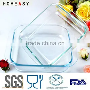 Transparent Crystal Microwave Square Bakewares Wholesale thumbnail-1