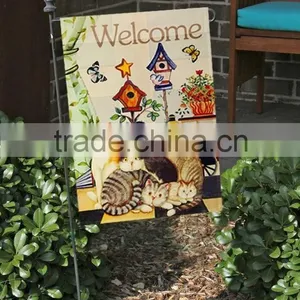 Welcome Cats Garden Flag thumbnail-3