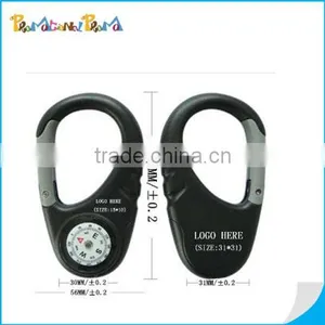 Plastic Carabiner With Compass thumbnail-1