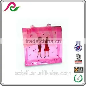 Shopping Waterproof Transparent Pvc Bag With Zipper thumbnail-2
