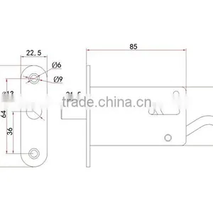 China Supplier Factory Steel Safety Cylinder Door Lock thumbnail-3