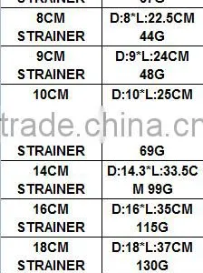 Metal Material and Stainless Steel Metal Type Tea Mesh Strainer Colander thumbnail-2