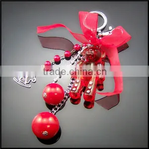 Newest Style Promotion High Quality Cartoon Teddy Bear Top Selling Keychain thumbnail-1