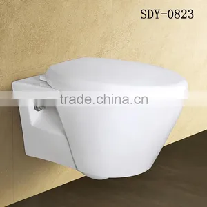 Ceramic Sanitary Ware Wall Hung Toilet Wall Mounted Toilet Seats Supplier's Choice thumbnail-1