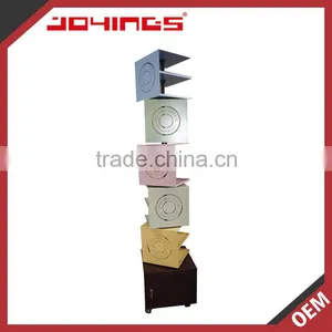 Multiple Color Metal Rotating Floor Display for Cosmetic/Gift thumbnail-1