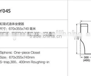 Y045 YYU Factory Ceramic wc Toilet Sanitary thumbnail-2