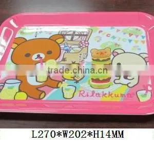 Melamine Nice Quality Kids Melamine Serving Tray thumbnail-2