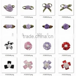 High Level Well Design Pretty Bowknot Shape Set Colorful Beads Satin Bowknot Custom thumbnail-5