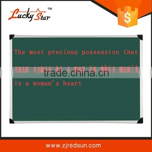 Zhejiang Red Sun Company Dry Erase Cleaning Greenboard for School 90*180 thumbnail-1