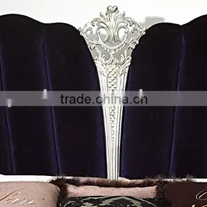 New Classical European Style Bedroom Furniture Set Bed Bedside Table Royal Chair thumbnail-2