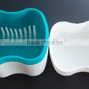 Wholesale Colorful Plastic Denture Box/ Dental Material Retainer Case With Low Price thumbnail-5