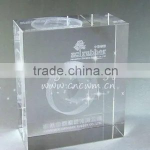 Laser Clear 3D Crystal Cube For Home Decorations thumbnail-1