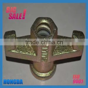 International Standard Galvanized Formwork Tie Rod Wing Nut thumbnail-1