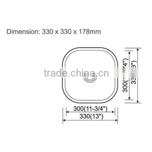 Undermount Single Bowl Sink in the Kitchen Room, Water Saving Kitchen Sink thumbnail-2