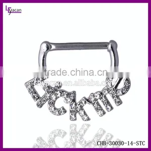 Wholesale 316L Stainless Steel Body Piercing Jewelry Nipple Shield Jewelry thumbnail-2
