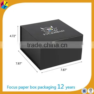 Black Rigid Paper Packaging Vintage Stetson Hat Box thumbnail-2