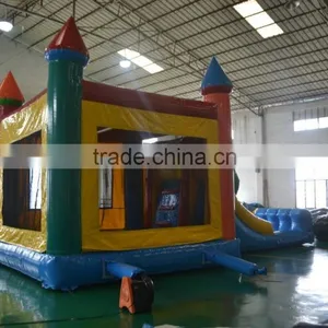 2016 New Design China Sunjoy Inflatable Combo Castle Combo With Slide Multicolorfor Sale Outdoors thumbnail-2