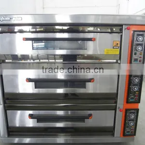 3 Layers 9 Trays With Reliable Performance Pizza Deck Oven thumbnail-3