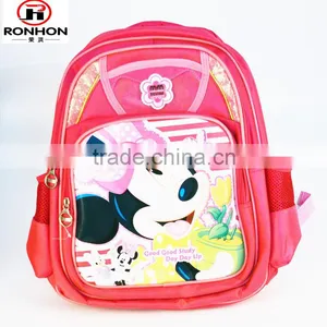 Pink Mickey Cartoon Characters School Bag Kids School Bags thumbnail-1