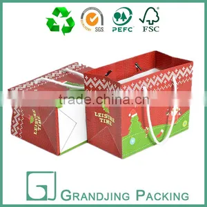 Big Size Square Botton Take Away Fast Food Paper Bag thumbnail-1