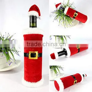 Christmas Decorative Wine Bottle Bag / Table Dinner Christmas Decoration / Christmas Bottle Sets thumbnail-1