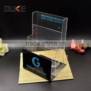 Good Quality Best Selling Clear Acrylic Brochure Holder thumbnail-1