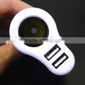 Hot Selling Universal Usb Car Charger, 3 in 1 Cigarette Car Charger for IPhone/samsung thumbnail-4