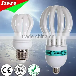 2700-6500K Popular Design 9-18W 45-105W CFL Lamp Lotus 4U thumbnail-1