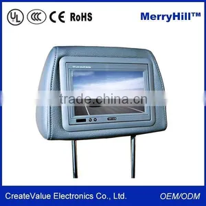 7 " 10 " 12 " 15 Inch LCD Cab Car Taxi Headrest Advertising Screen With WIFI 3G Optional thumbnail-3