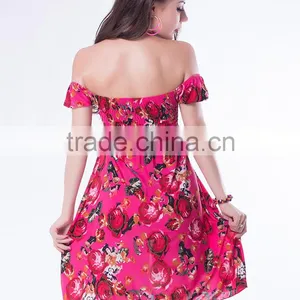 Vintage Type Fashion Design Full Size Mature Ladies Rose Flower Fancy Dress thumbnail-2