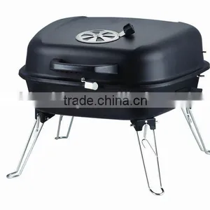 Charcoal Barbecue Outdoor BBQ Foldable Legs thumbnail-2