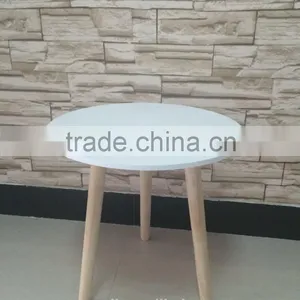 Modern Simple Round Shape Hotsale Decorative Wooden Table thumbnail-1