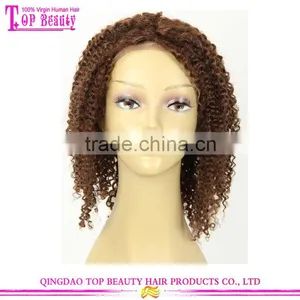 Qingdao Factory Price 12 Inches Glueless 7a Unprocessed Brazilian Human Hair Lace Front Wigs For Black Women thumbnail-1