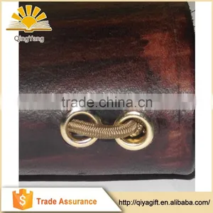 Embossed Soft Cover Leather Notebook With Elastic Band thumbnail-5