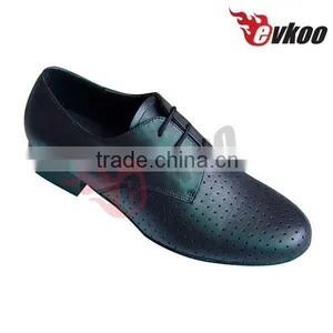 Men Latin Dance Shoes Heel High 2.5cm Tango Shoes/jazz Shoes/salsa Shoes Black and Brown Color High Quality Leather thumbnail-1