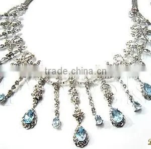Diamond Gold Necklaces, Ladies Diamond Necklaces, Diamond Jewelry thumbnail-2