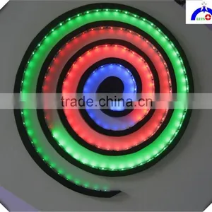 CE Rohs Approved 2015 Hot Sale High Lumen Led Waterproof IP65 60leds dc 12v Rgb Smd 5050 Led Flexible Strip Light Rgb Led Strip thumbnail-1