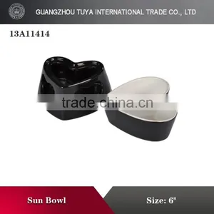 Wholesale Ceramic Colorful Heart Shaped Fondue Set thumbnail-1